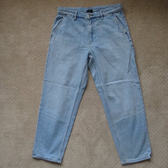 Uniqlo Salvaged Jeans RN 139864 in Light Blue M 30-33 - Picture 1 of 5